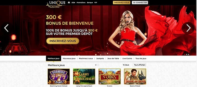Meilleur unique online casino à France